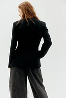 Belted Wrap-Front Jacket