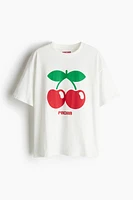 T-shirt ample imprimé