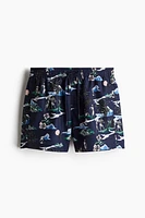 Patterned Swim Shorts