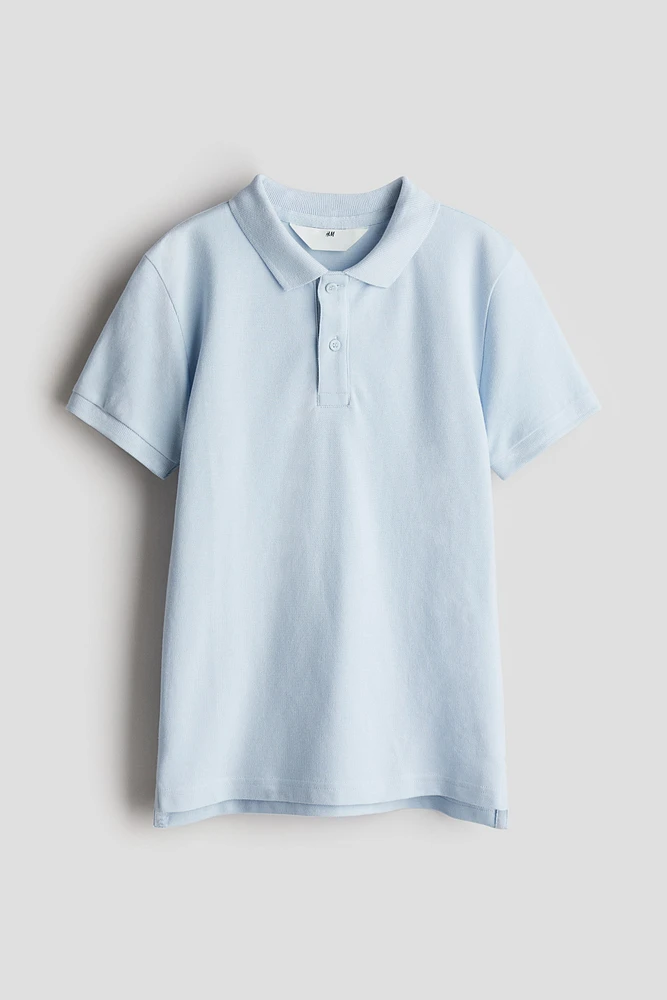 Cotton Pique Polo Shirt