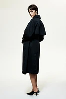 Double-breasted Twill Trench Coat