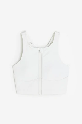 High Support Zipped Sports Bra DryMove™