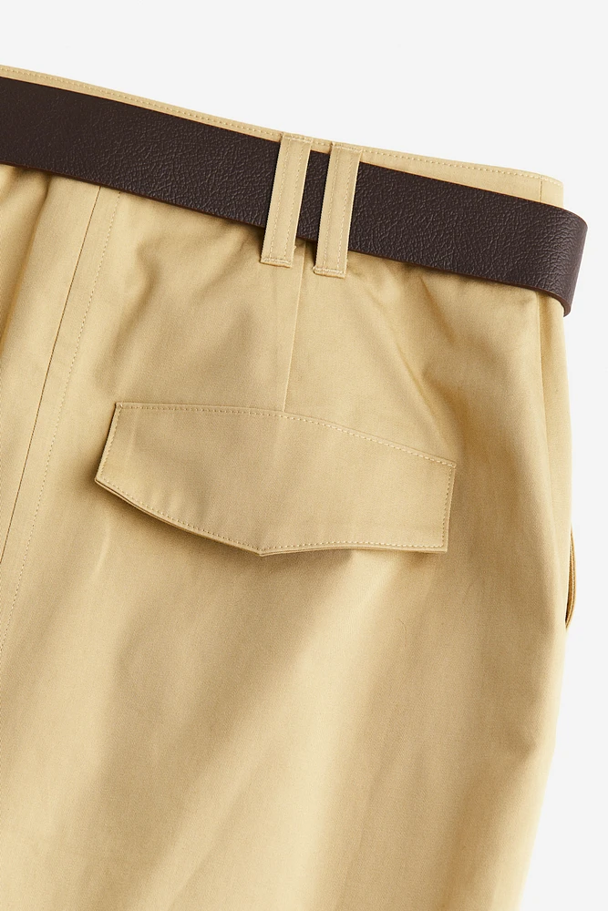 Utility Skirt with Belt