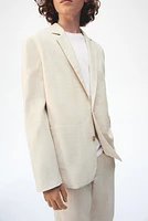 Linen-blend Suit