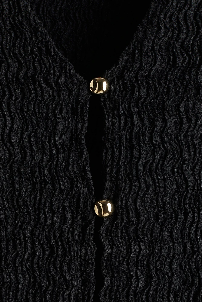 Textured Jersey Vest