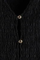Textured Jersey Vest