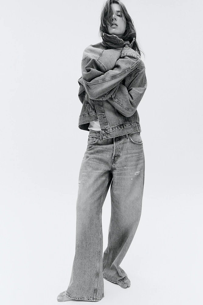 Jean Taille Basse Coupe Ample