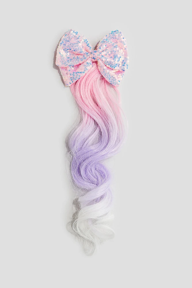 Hair Clip with Hair Extensions