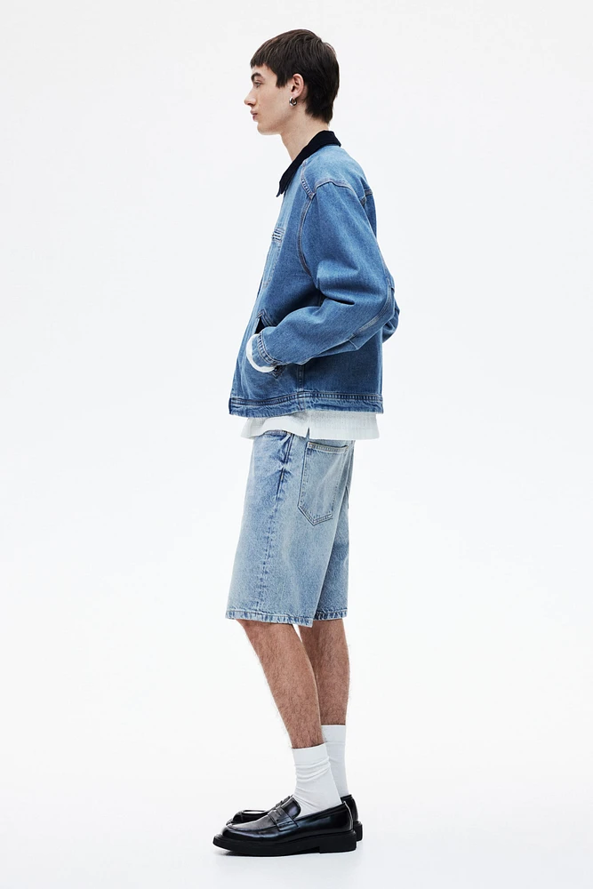 Relaxed Fit Denim Shorts