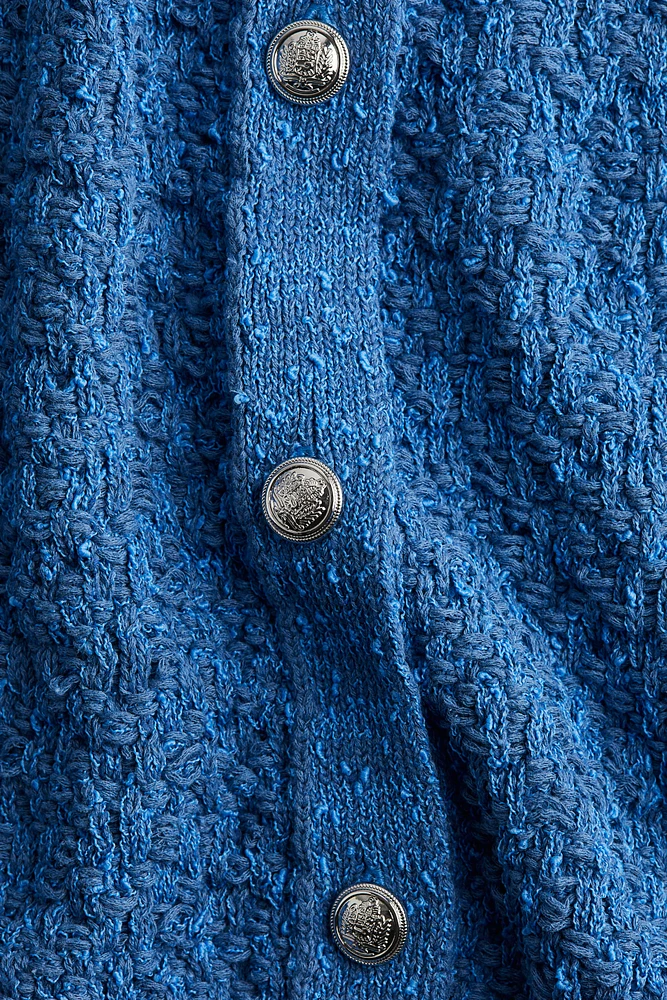 Textured-Knit Cardigan