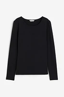 Long-sleeved Jersey Top