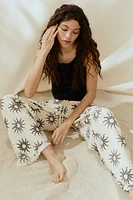 Linen-Blend Drawstring Pants