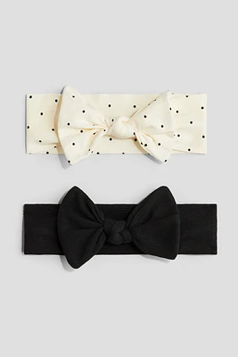 2-pack Bow-detail Hairbands