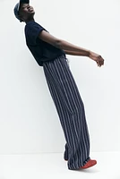 Linen-Blend Pants