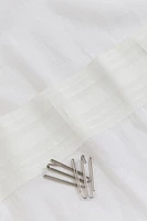 2-pack Long Linen-Blend Curtain Panels