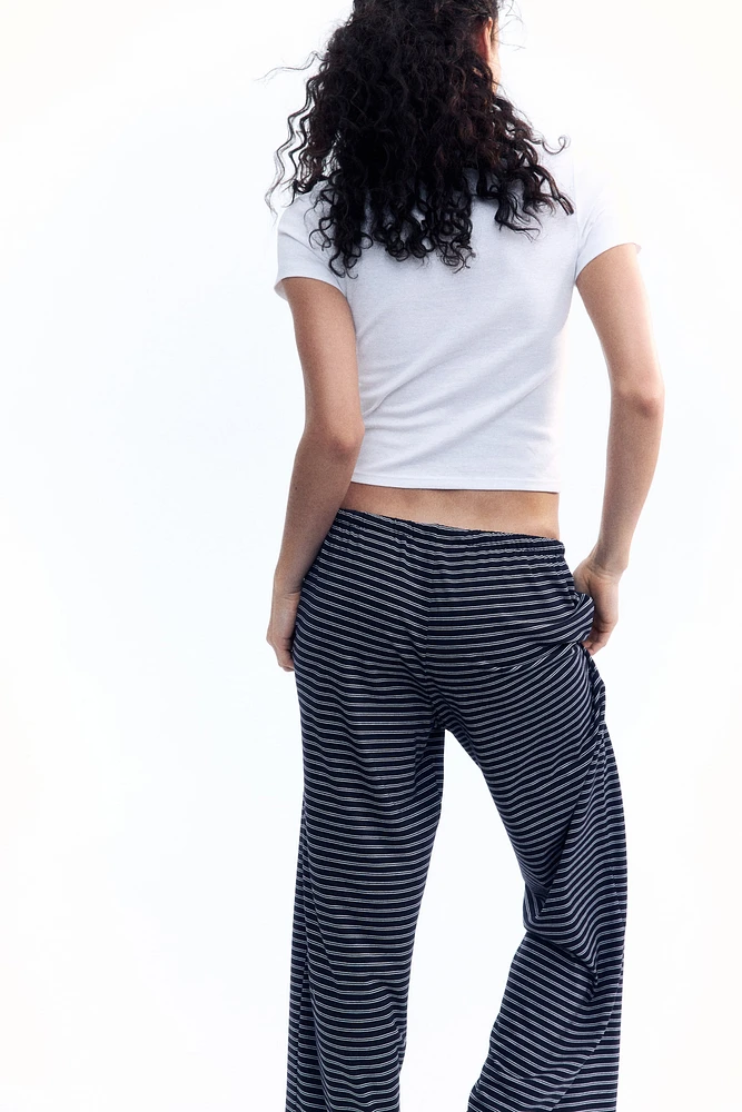 Straight-Leg Drawstring Pants