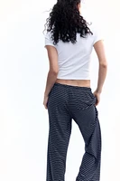 Straight-Leg Drawstring Pants