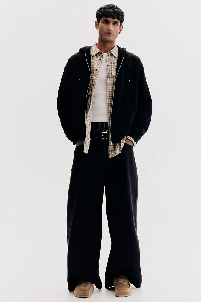 Loose Fit Hooded Jacket