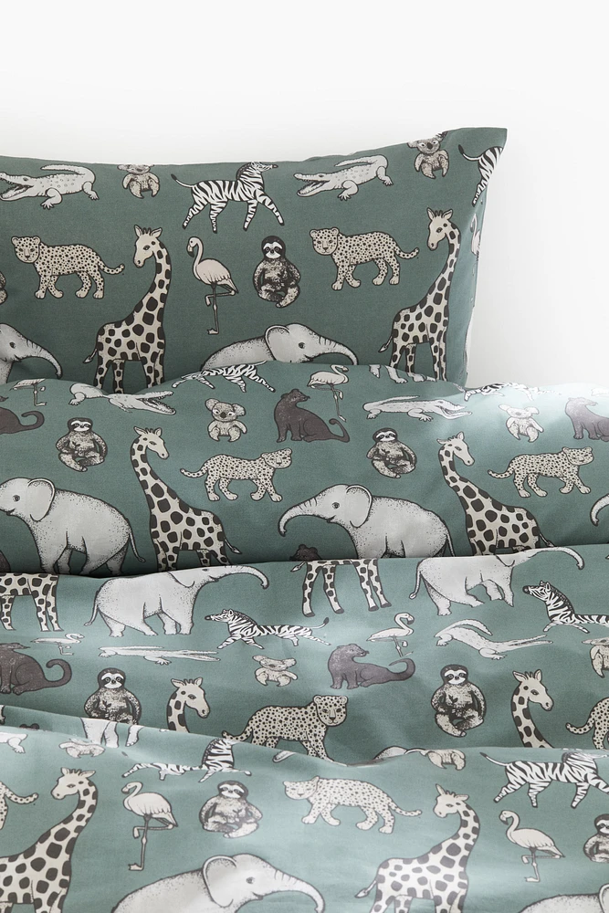 Twin Cotton Duvet Cover Set