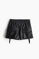 Coated Cargo Shorts