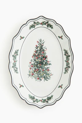 Large Porcelain Serving Plate