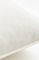 Housse de coussin en lin mélangé