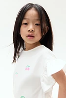 Sequined Cotton Top