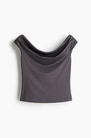Draped Off-the-Shoulder Top