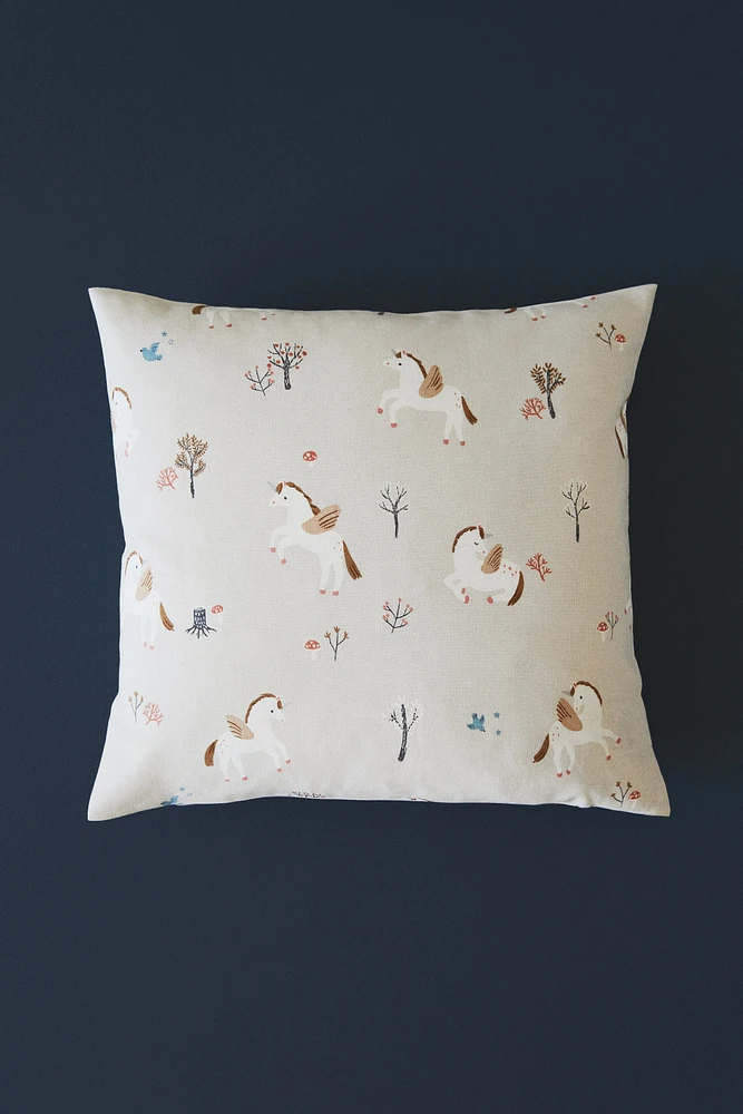 Printed Cotton Cushion Cover