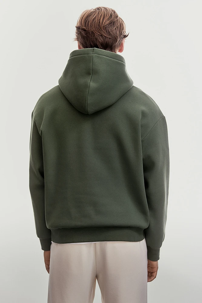 Loose-Fit Printed Hoodie
