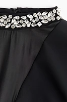 Rhinestone-Embellished Top