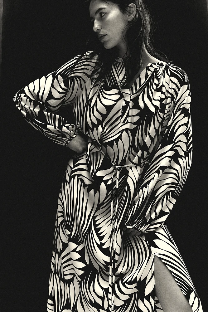Robe à manches ballon
