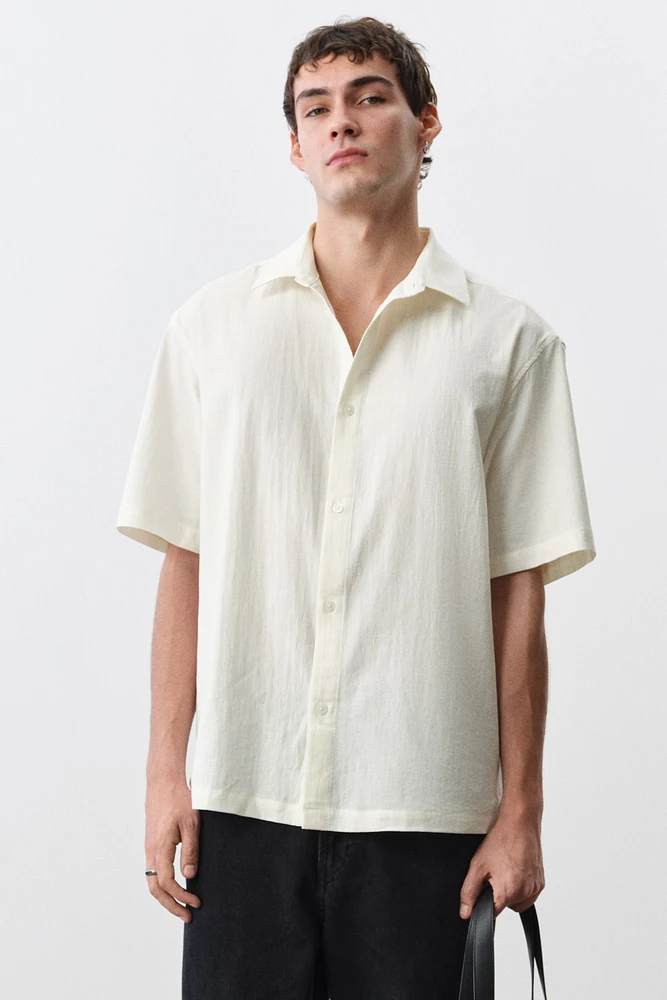 Chemise texturée classique