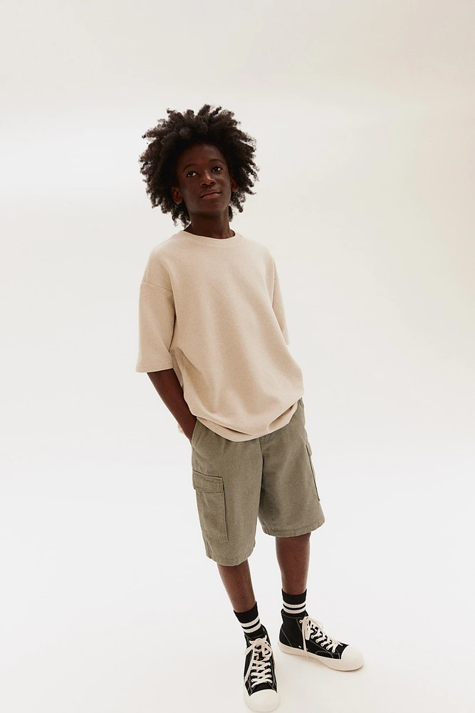 Twill Cargo Shorts