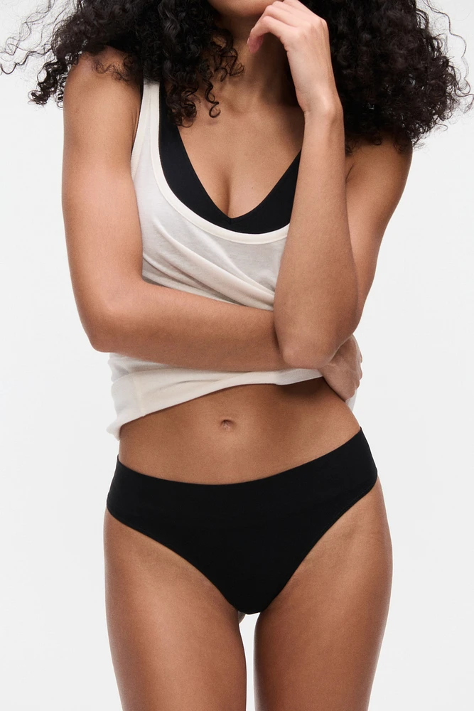 2-Pack Seamless Brazilian Briefs