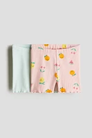 2-Pack Ribbed Bike Shorts