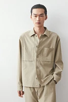 Regular Fit Twill overshirt