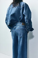 Baggy Wide Low Ankle Jeans