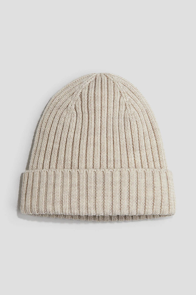 Bonnet en maille de laine