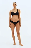 MAMA 3-Pack Lace-Trimmed Cotton Hipster Briefs