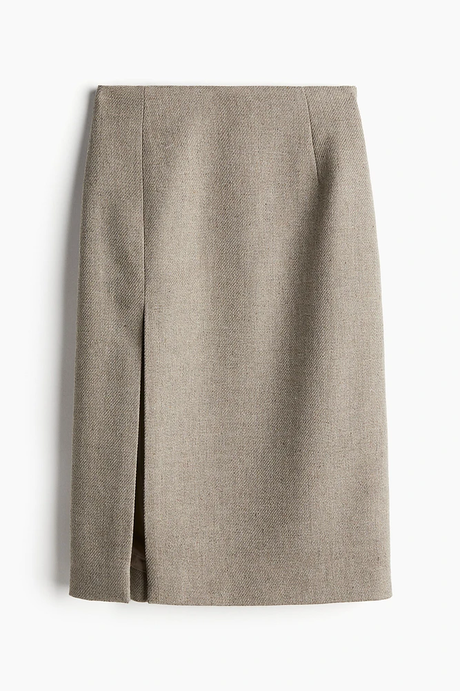 Slit-Front Skirt