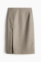 Slit-Front Skirt