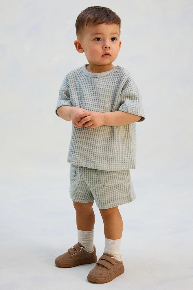 2-Piece Waffled Cotton Set