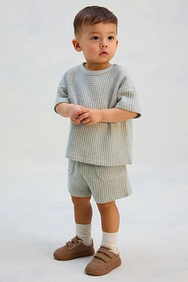 2-Piece Waffled Cotton Set