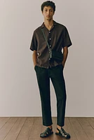 Regular Fit Textured Resort Shirt