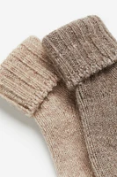 2-pack Wool-blend Socks