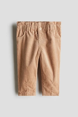 Pantalon en velours de coton côtelé