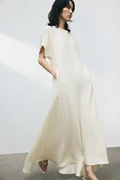 Butterfly-Sleeved Dress