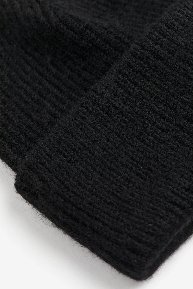 Rib-knit Beanie