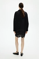 Broderie anglaise shirt dress